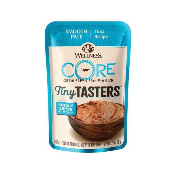 Wellness [Buy 4 with 25% OFF] Wellness Core Tiny Tasters Grain-free Tuna Wet Cat Food 1.75oz Cat Food & Treats