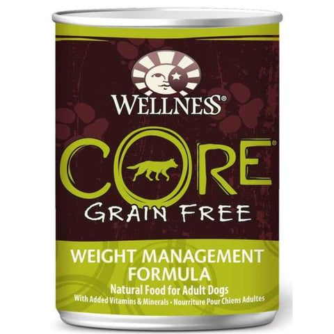 Wellness [20% OFF*] Wellness CORE Grain-Free Weight Management Canned Dog Food 354g Dog Food & Treats