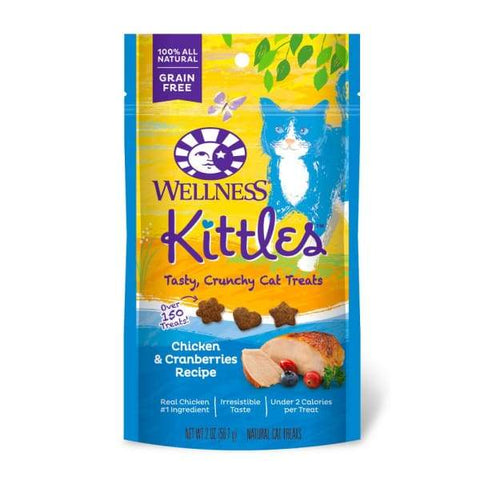 Wellness [20% OFF] Wellness Kittles Chicken & Cranberries Cat Treats 56.7g Cat Food & Treats