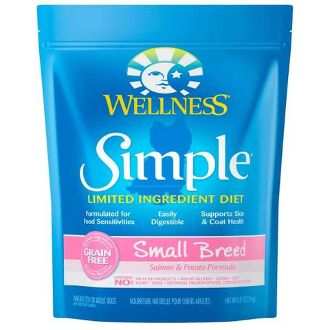 Wellness [20% OFF] Wellness Simple Grain-free Salmon & Potato Formula Dry Dog Food 4lbs 8oz Dog Food & Treats