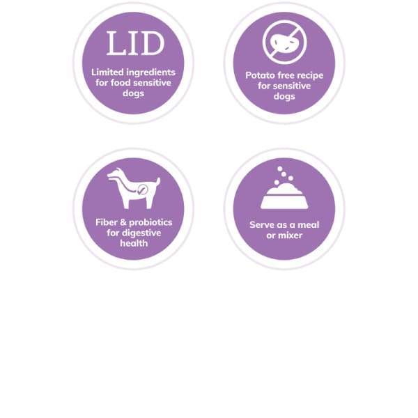 Wellness [20% OFF*] Wellness Simple Limited-Ingredient Duck & Oatmeal Canned Dog Food 354g Dog Food & Treats