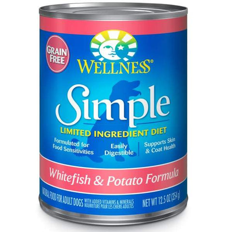 Wellness [20% OFF*] Wellness Simple Limited-Ingredient Whitefish & Potato Meal Mixers & Toppers for Dogs 354g Dog Food & Treats