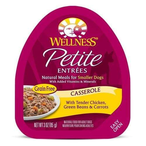 Wellness Wellness Small Breed Petite Entrees Tender Chicken Green Beans & Carrots Casserole Wet Dog Food 3oz Dog Food & Treats