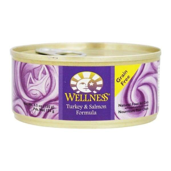 Wellness Wellness Turkey & Salmon Pate Canned Cat Food 155g Cat Food & Treats