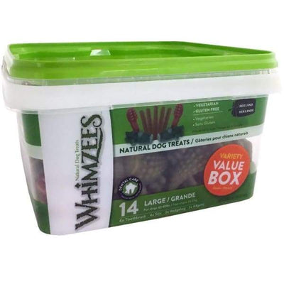 Whimzees Whimzees Variety Value Box Large Natural Dog Treats 840g Dog Food & Treats