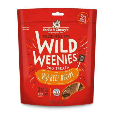 Stella & Chewy’s Stella & Chewy’s Wild Weenies Beef Dog Freeze Dried Raw Dog Treats 3.25oz Dog Food & Treats