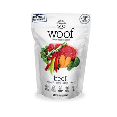 Woof WOOF Beef Freeze Dried Raw Dog Food Dog Food & Treats