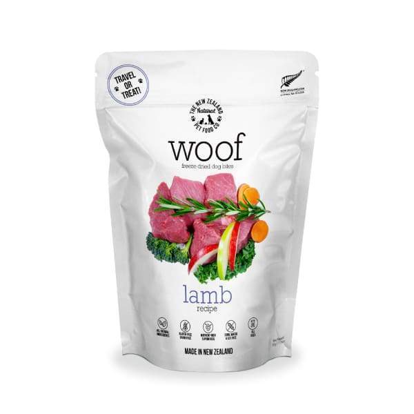 Woof [2 for $19] WOOF Lamb Freeze Dried Raw Dog Treats 50g Dog Food & Treats