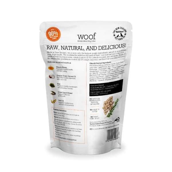 Woof [2 for $19] WOOF Wild Brushtail Freeze Dried Raw Dog Treats 50g Dog Food & Treats