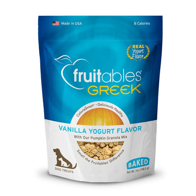 Fruitables [33% OFF] Fruitables Greek Yogurt Vanilla Biscuit Dog Treats 7oz Dog Food & Treats