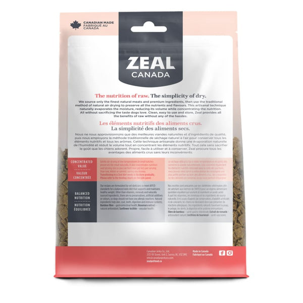 Zeal Canada [LIMITED-TIME 30% OFF] Zeal Canada Salmon Recipe Air Dried Dog Food (2 Sizes) Dog Food & Treats