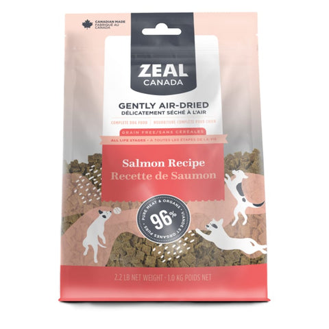 Zeal Canada [LIMITED-TIME 30% OFF] Zeal Canada Salmon Recipe Air Dried Dog Food (2 Sizes) Dog Food & Treats