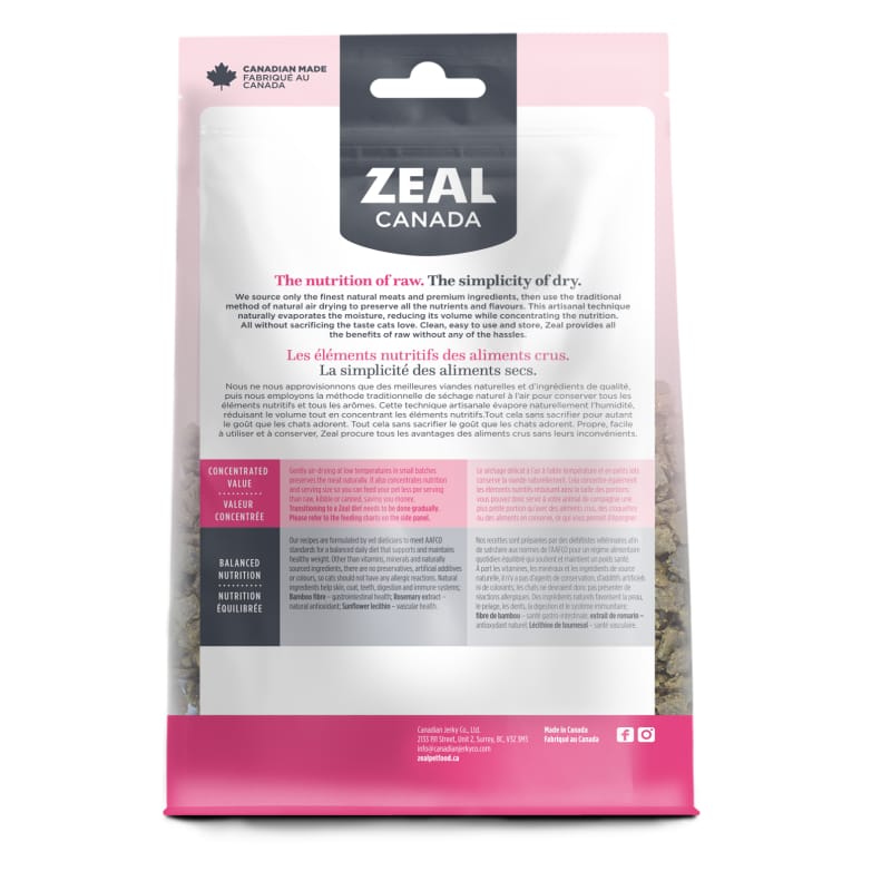 Zeal Canada [LIMITED-TIME 30% OFF] Zeal Canada Salmon & Turkey Recipe Air Dried Cat Food 400g Cat Food & Treats