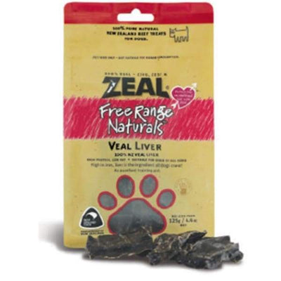 Zeal [Expo Bundle Deal] Zeal Free Range Naturals Veal Liver Dog Treats 125g Dog Food & Treats