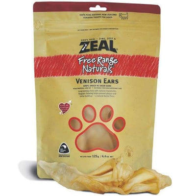 Zeal [BUY 3 WITH $19.90 OFF] Zeal Free Range Naturals Venison Ears Dog Treats 125g Dog Food & Treats