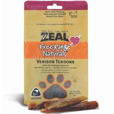 Zeal [BUY 3 WITH $19.90 OFF] Zeal Free Range Naturals Venison Tendons Dog Treats 125g Dog Food & Treats