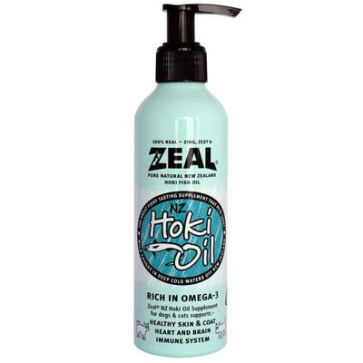 Zeal Zeal Pure Natural New Zealand Hoki Fish Oil Cat & Dog Supplement 220ml [CATS & DOGS] Dog Healthcare