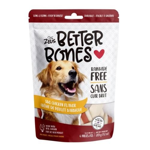 Zeus Zeus Better Bones BBQ Chicken Bones 4pcs Dog Food & Treats