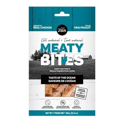 Zeus Zeus Meaty Bites Chewy Taste of the Ocean Dog Treats 150g Dog Food & Treats