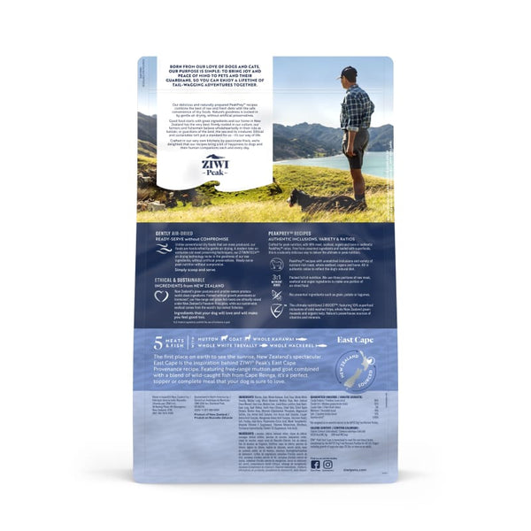 Ziwi Peak [140G: $10 EACH] Ziwi Peak Provenance East Cape Air-dried Dog Food (3 Sizes) Dog Food & Treats