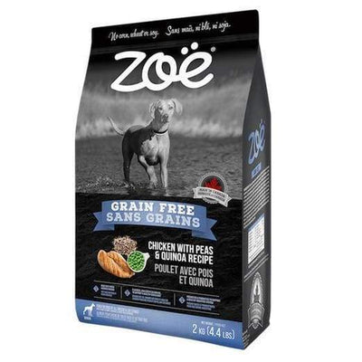 Zoe Zoe Chicken With Peas & Quinoa Recipe Grain Free Dry Dog Food 2kg Dog Food & Treats